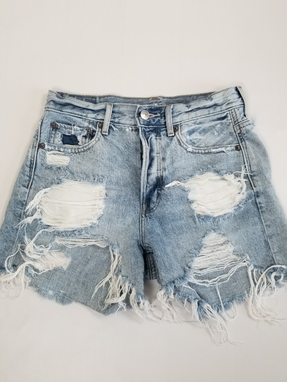 American Eagle 90's Boyfriend Denim Shorts Button-fly Size 0